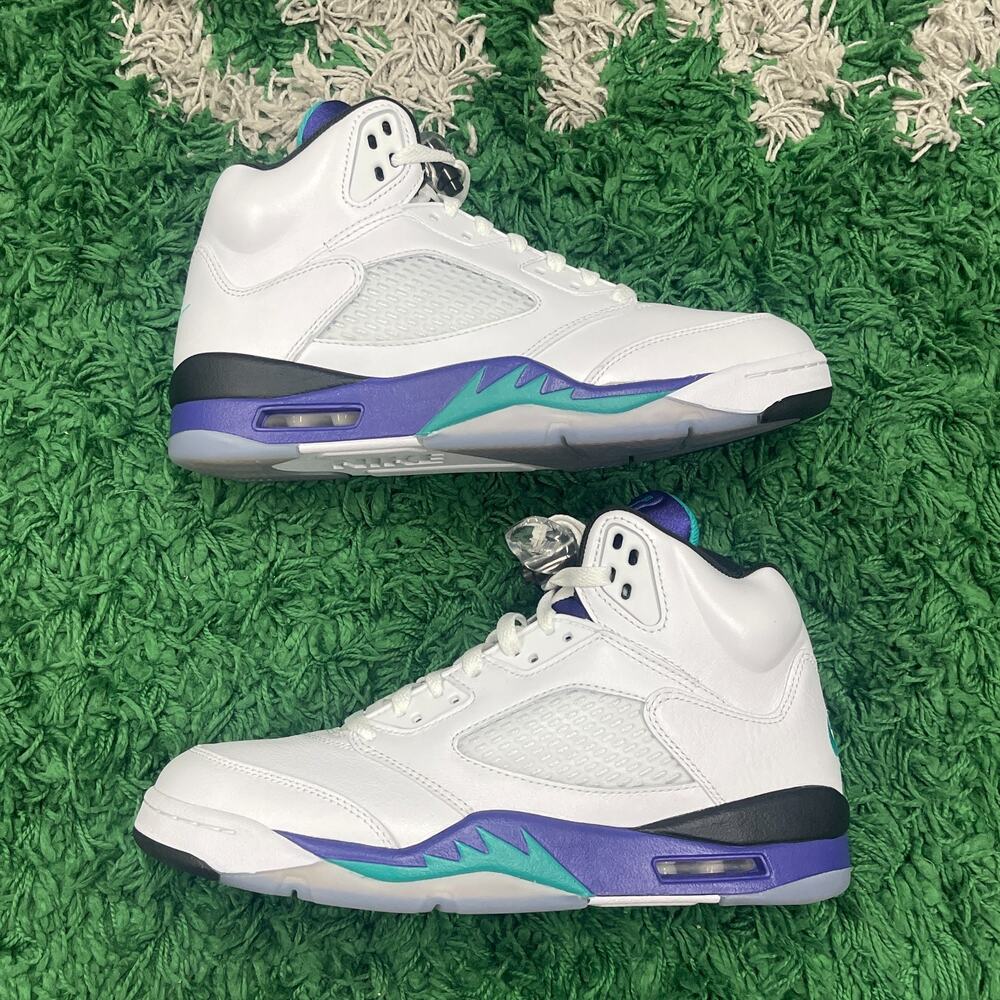 Air Jordan 5 Retro 'Grape' 2025 Purple White Brand New No box Size 9